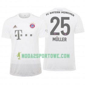 Koszulka Bayern Monachium Thomas Muller 25 Wyjazdowe Stroje Piłkarskie 2019/20 Krótki Rękaw 